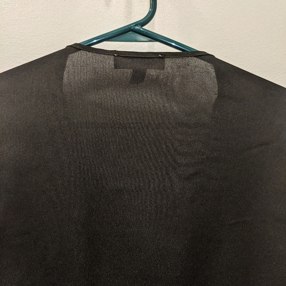Calvin Klein two pocket black blouse w. Gold zipper - S - Picture 5 of 5